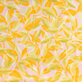 Satin Palme Print Rosa - Ribes y Casals