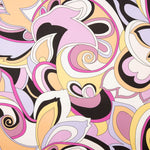 Mauve Pucci Bedruckter Satin - Ribes y Casals