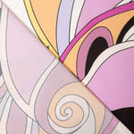 Mauve Pucci Bedruckter Satin - Ribes y Casals