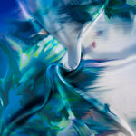 Blauer Splash Print Satin - Ribes y Casals