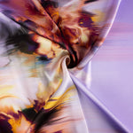 Satin Splash Print Lila - Ribes y Casals