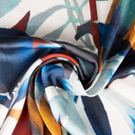 Satin Tropical Print Multi - Ribes y Casals