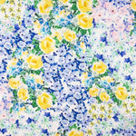 Satin Floral Gelb - Ribes y Casals