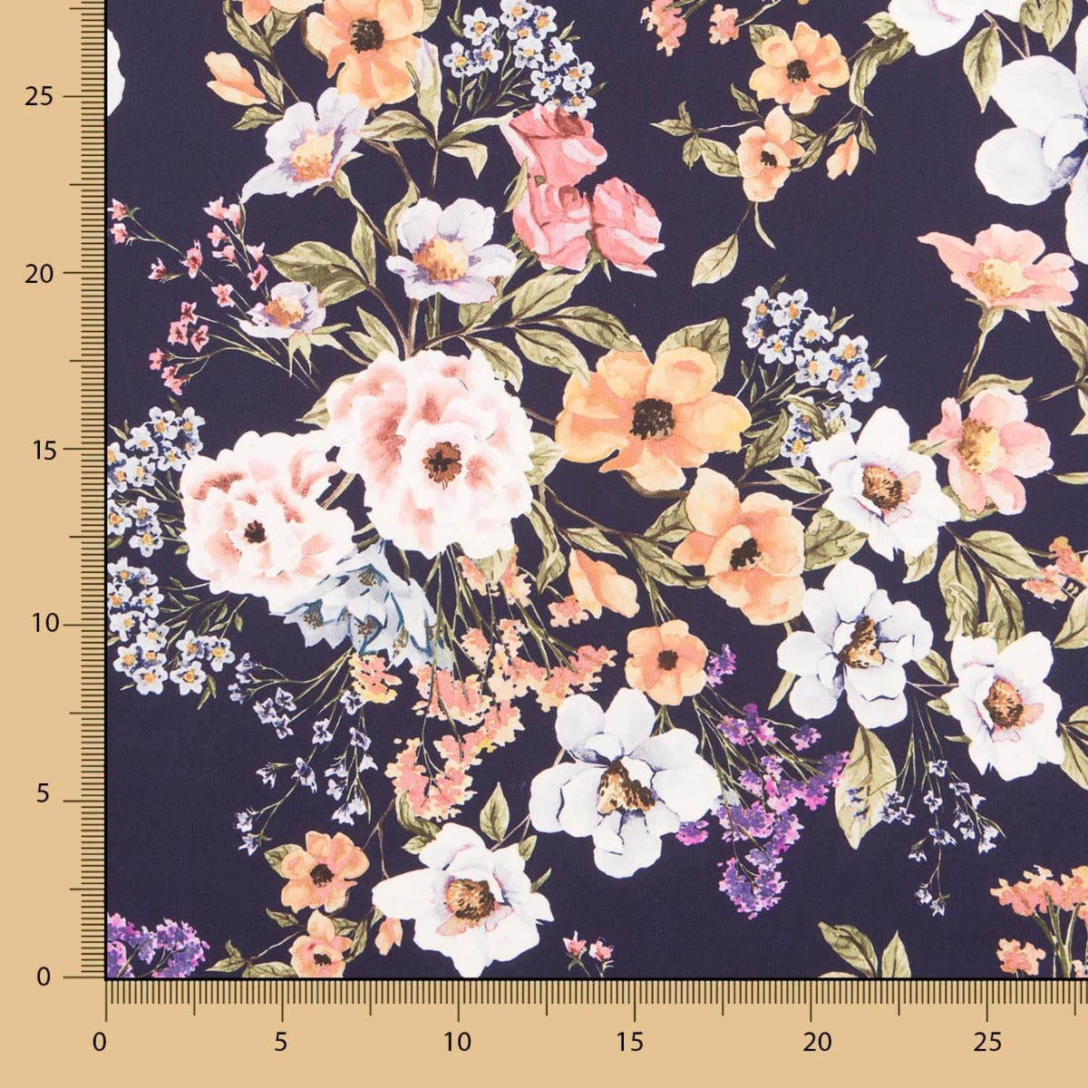 Satin Floral Lila - Ribes y Casals