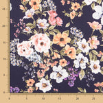 Satin Floral Lila - Ribes y Casals