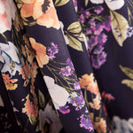 Satin Floral Lila - Ribes y Casals
