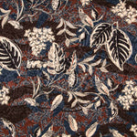 Satin Jacquard Waldbraun - Ribes y Casals