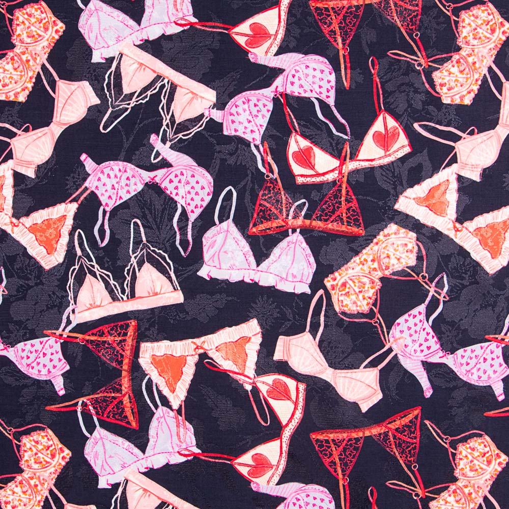 Satin Jacquard Geheimnis - Ribes y Casals