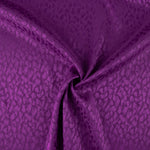 Satin Jacquard Viskose Violett - Ribes y Casals