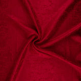 Satin Jacquard Viskose Rot - Ribes y Casals