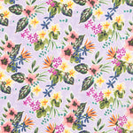 Satin Matte Floral Lavendel - Ribes y Casals