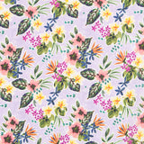 Satin Matte Floral Lavendel - Ribes y Casals