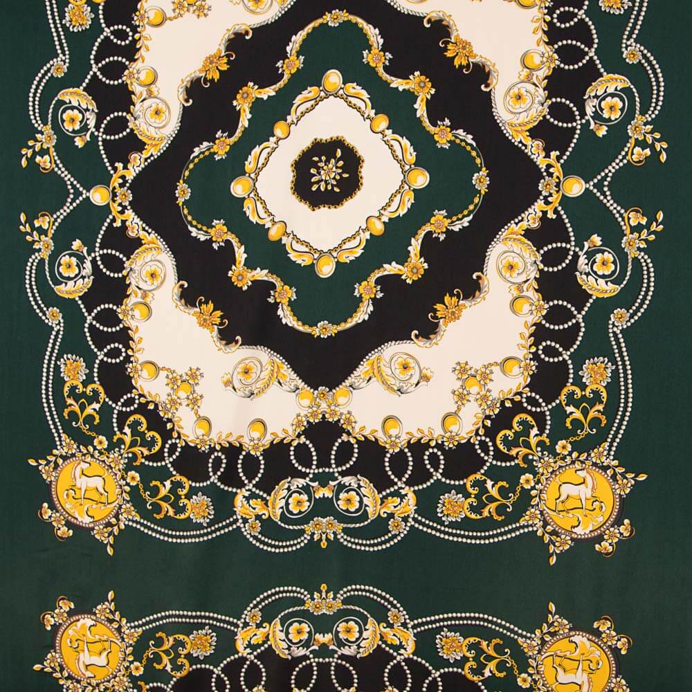 Satin Moda Vintage Grün - Ribes y Casals