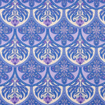 Satin Polyester Bedruckt Floral Geo Flieder - Ribes y Casals