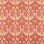 Satin Polyester Bedruckt Floral Floral Geo Rot - Ribes y Casals