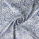 Polyester Satin Abstrakter Druck Blau - Ribes y Casals