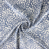 Polyester Satin Abstrakter Druck Blau - Ribes y Casals