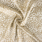 Abstrakt Bedruckter Polyester Satin Abstrakt Beige - Ribes y Casals