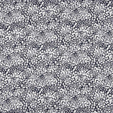 Polyester Satin Abstrakt Navy Druck - Ribes y Casals