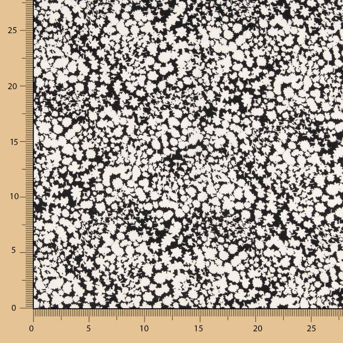 Polyester Satin Abstrakt Navy Druck - Ribes y Casals