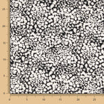 Polyester Satin Abstrakt Navy Druck - Ribes y Casals