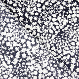 Polyester Satin Abstrakt Navy Druck - Ribes y Casals