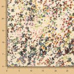Satin Polyester Floral Creme - Ribes y Casals