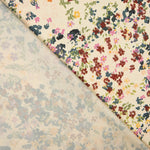 Satin Polyester Floral Creme - Ribes y Casals