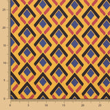 Ethnischer Polyester-Satin Mokka - Ribes y Casals