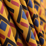 Ethnischer Polyester-Satin Mokka - Ribes y Casals