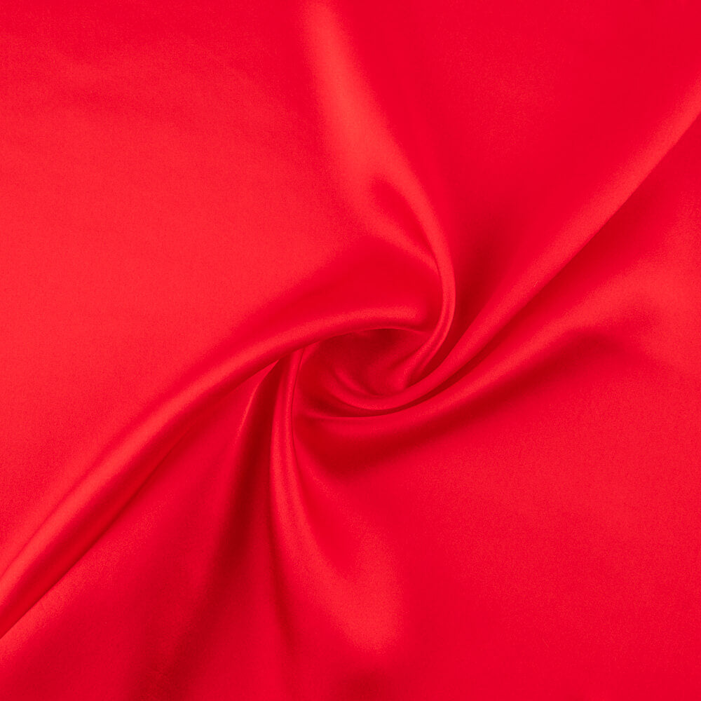 Natürlicher Seidensatin Tomato Red - Ribes y Casals