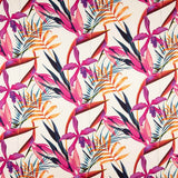 Natürlicher Seidensatin Floral Print Fuchsien - Ribes y Casals