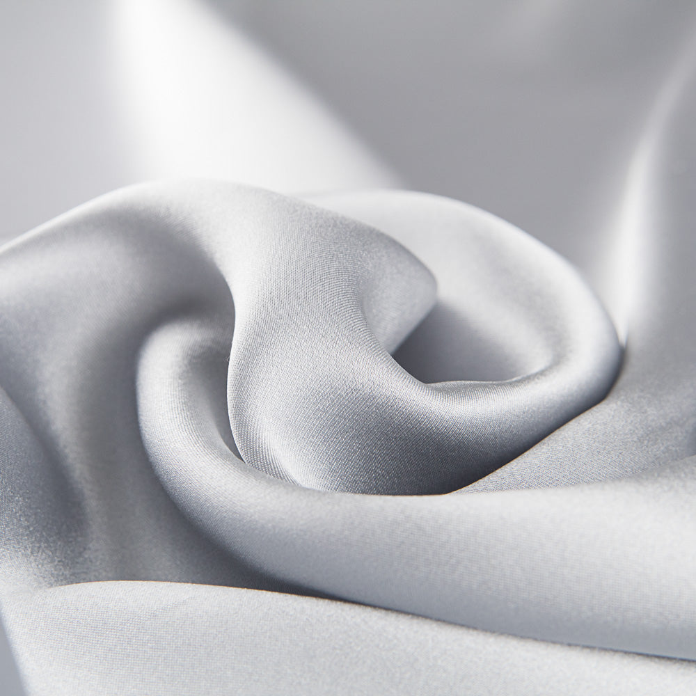 Satin Seide Natur Silber - Ribes y Casals