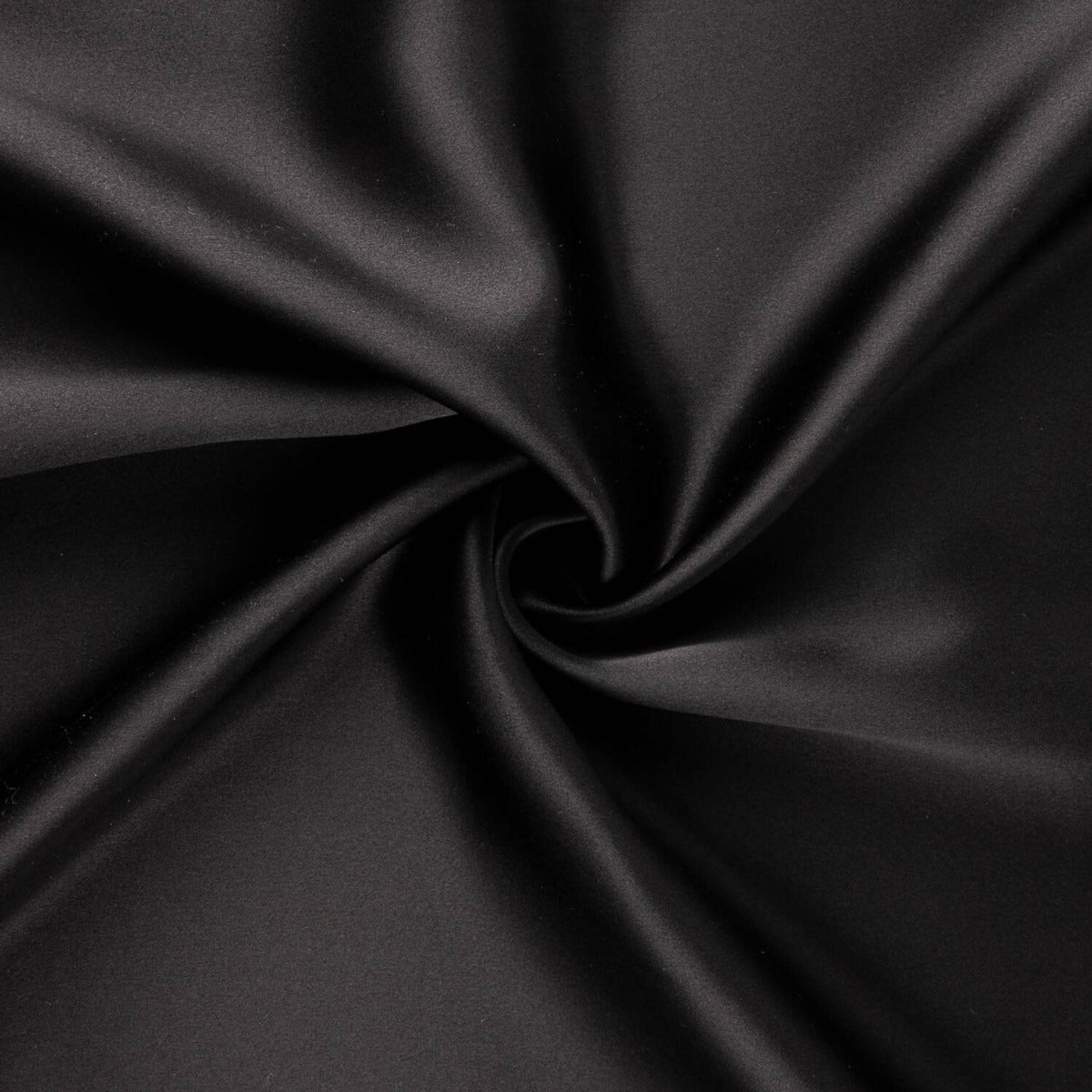 Reststück Naturseide Satin schwarz – verschiedene Maße x Breite 140 cm - Ribes y Casals