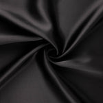 Reststück Naturseide Satin schwarz – verschiedene Maße x Breite 140 cm - Ribes y Casals