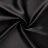 Reststück Naturseide Satin schwarz – verschiedene Maße x Breite 140 cm - Ribes y Casals