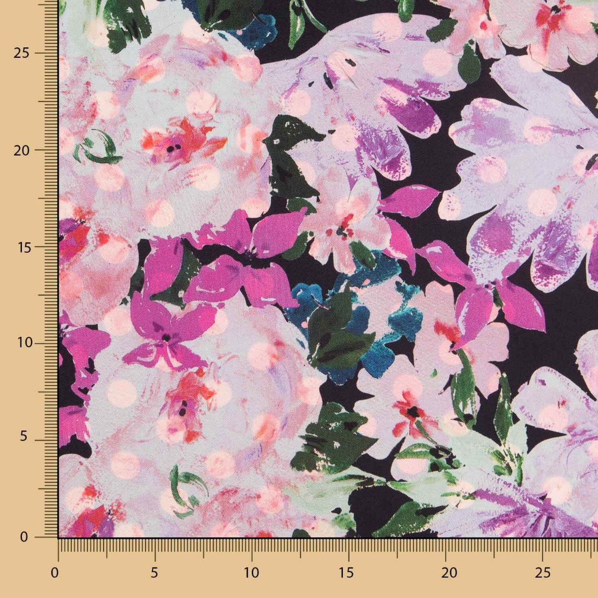 Seidiger Satin Folk Lavendel - Ribes y Casals
