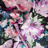 Seidiger Satin Folk Lavendel - Ribes y Casals