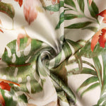 Tropischer Polyester-Satin - Ribes y Casals