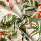 Tropischer Polyester-Satin - Ribes y Casals