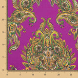Satin Spandex Brokat Brokatmuster Fuchsia - Ribes y Casals