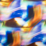 Satin-Elasthan verblasst blau - Ribes y Casals