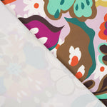 Satin Spandex Blume Mauve Malerei - Ribes y Casals