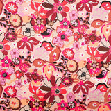Satin Spandex Blume Malerei Rosa - Ribes y Casals