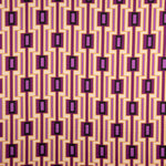 Satin-Elasthan Geometrisch Magenta - Ribes y Casals