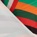 Satin-Elastan-Orange-Streifen - Ribes y Casals