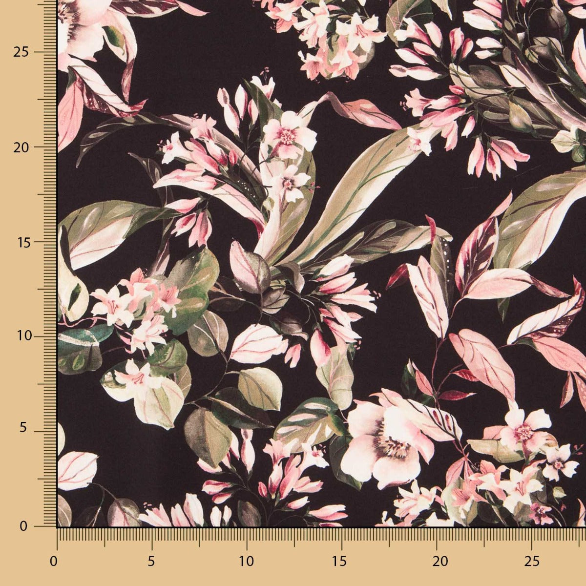Schwarzer tropischer Satin - Ribes y Casals