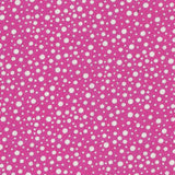 Satin Baumwolle Fuchsia Polka Dots - Ribes y Casals