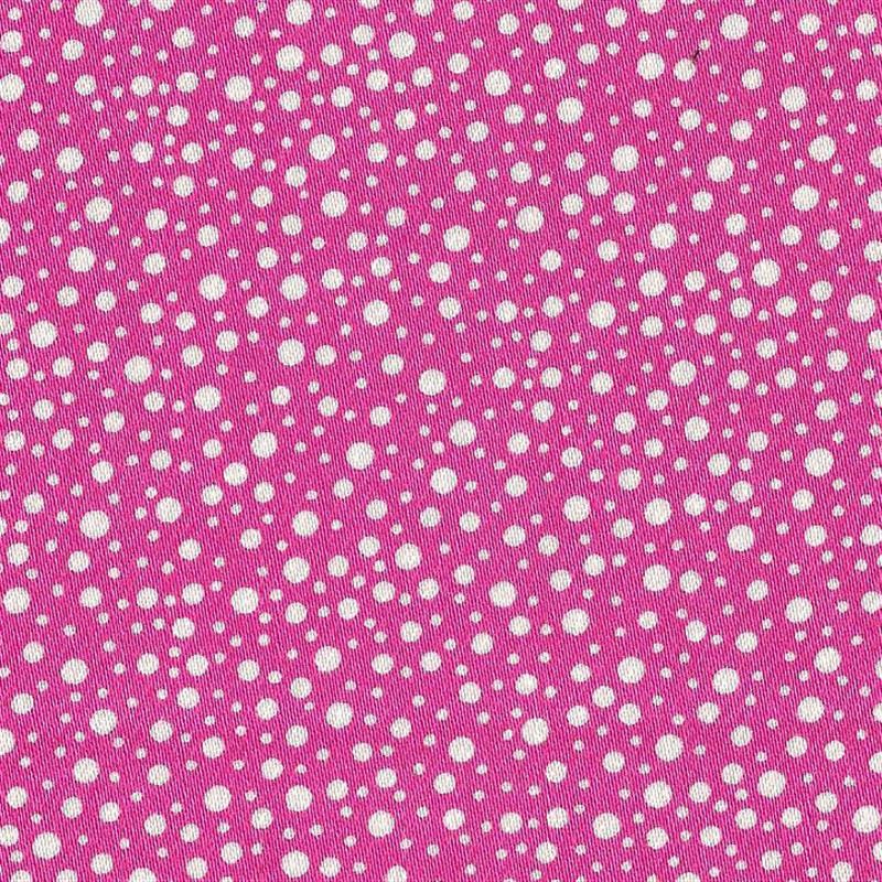 Satin Baumwolle Fuchsia Polka Dots - Ribes y Casals