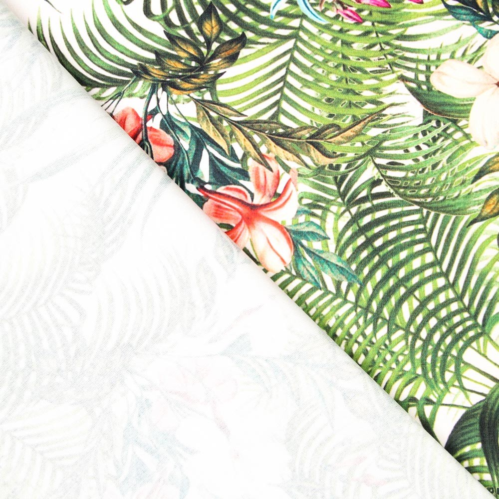 Satin Baumwolle Tropical Raw - Ribes y Casals